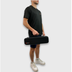 Hard shell transport bag for beeper flags