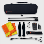 Composition du kit de drapeaux électroniques Noir