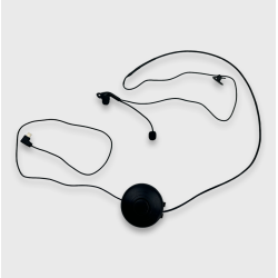 Headset Micro Earpiece Push to talk Button Ribs