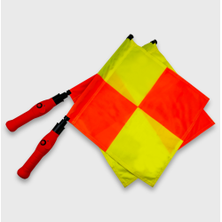 Electronic flags for soccer and rugby referees (orange)