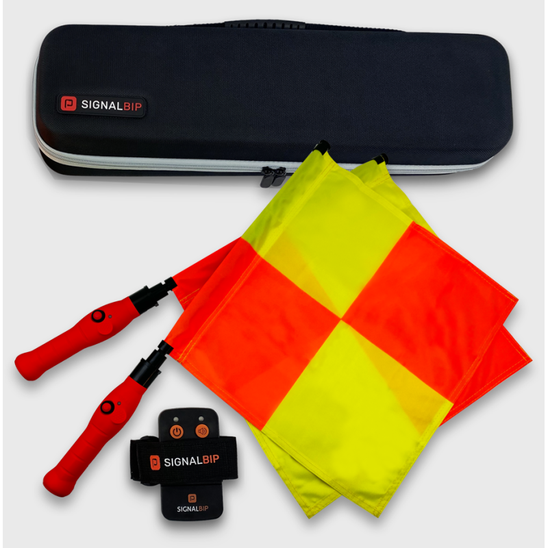 Kit de drapeaux électroniques Signalbip pour 3 Arbitres