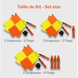 Kit à composer de drapeaux électronique pour arbitres 6