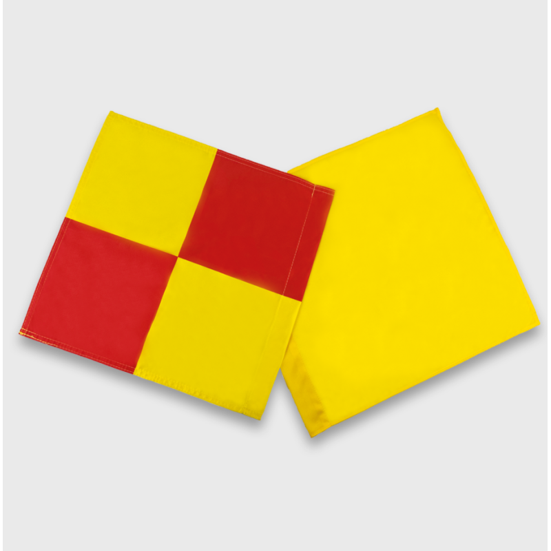 Plain pennants for touch flags