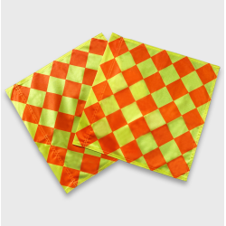 Diamond pennants for touch flags